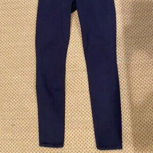 J Brand 485 Mid Rise Super Skinny rugby blue